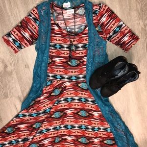 LuLaRoe Nicole Dress - Small